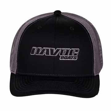 HAVOC Black/Gray TRUCKER CAP