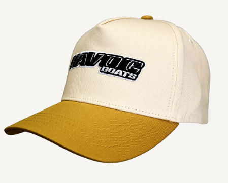 HAVOC Boat TRUCKER CAP - Cream / Brown
