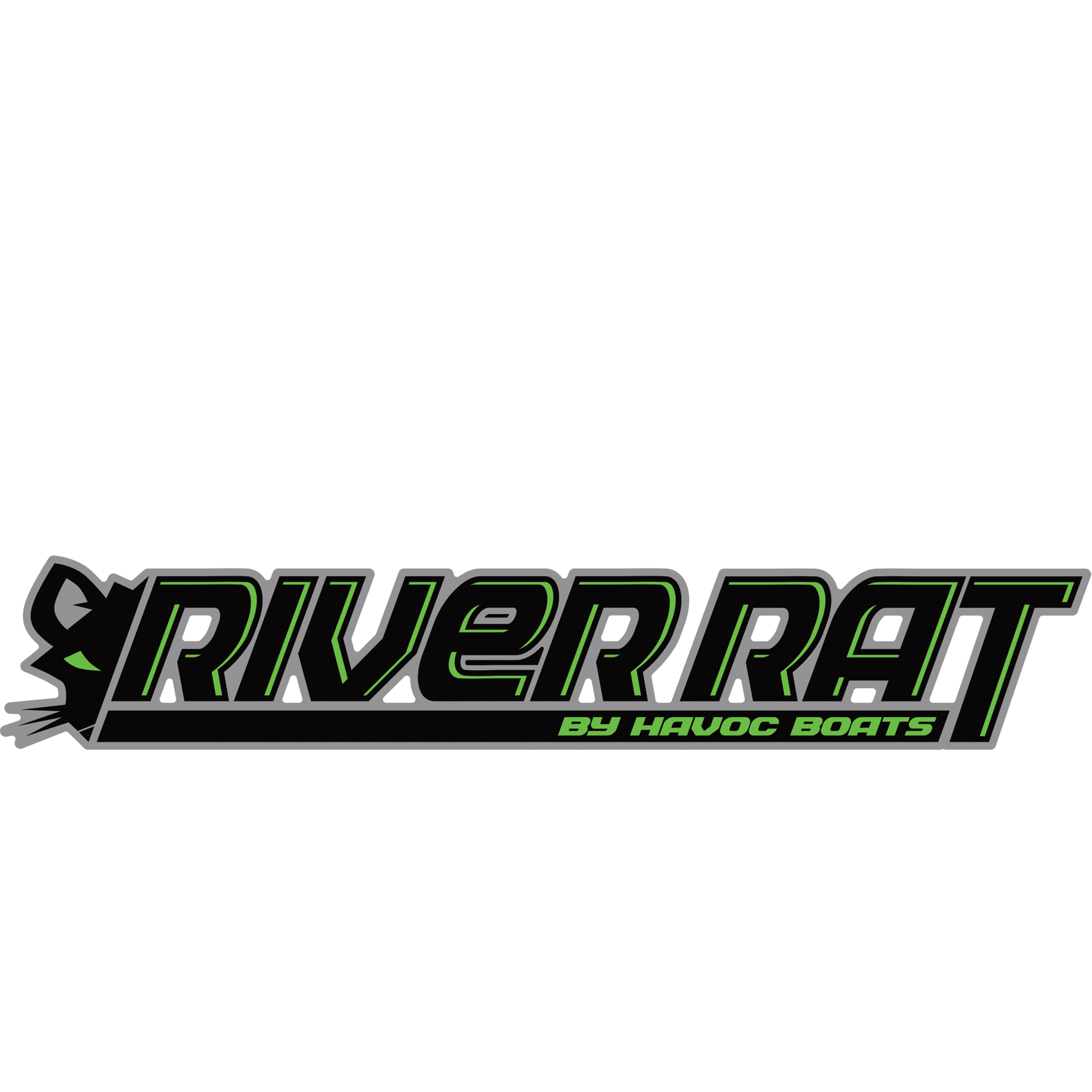 RIVER RAT LOGO DECAL SET – 28.5"