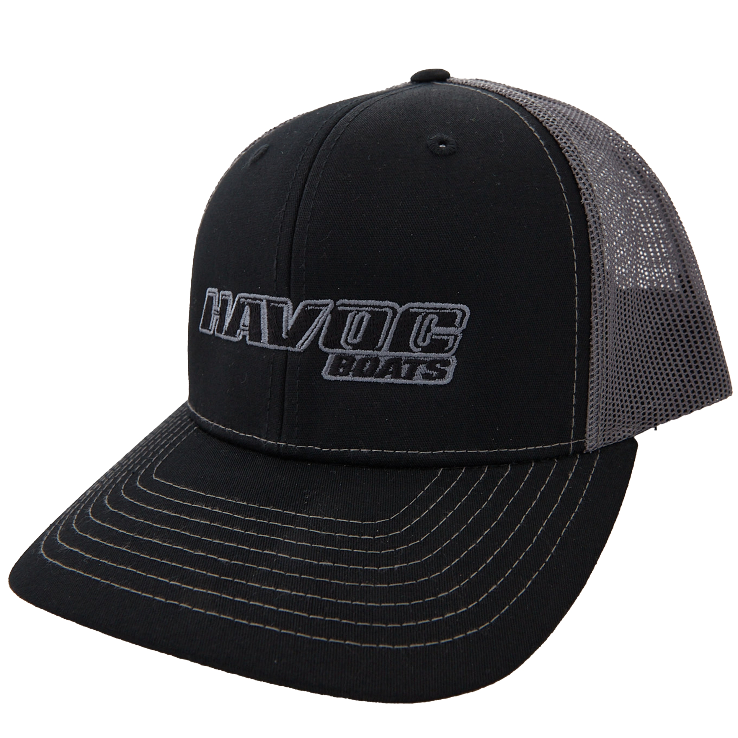 HAVOC Black/Gray TRUCKER CAP