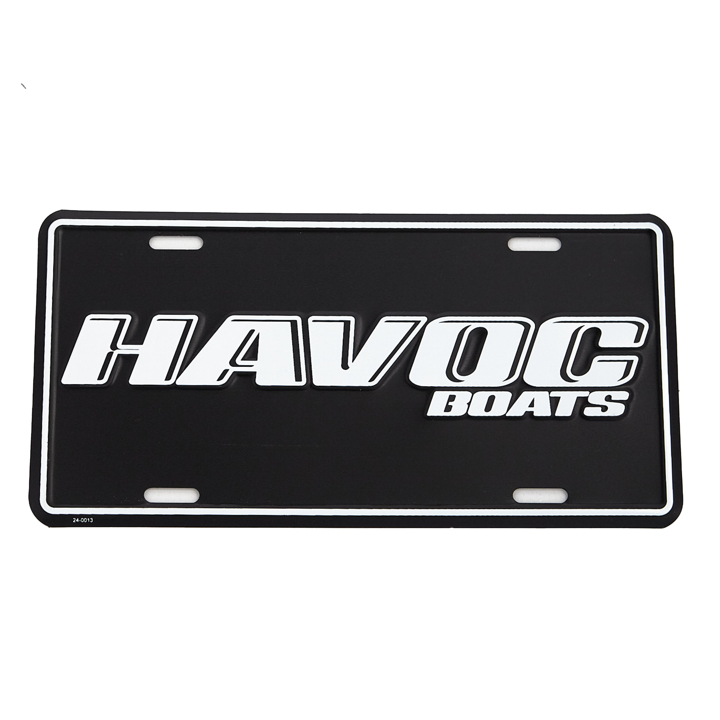 Havoc License Plate - Black