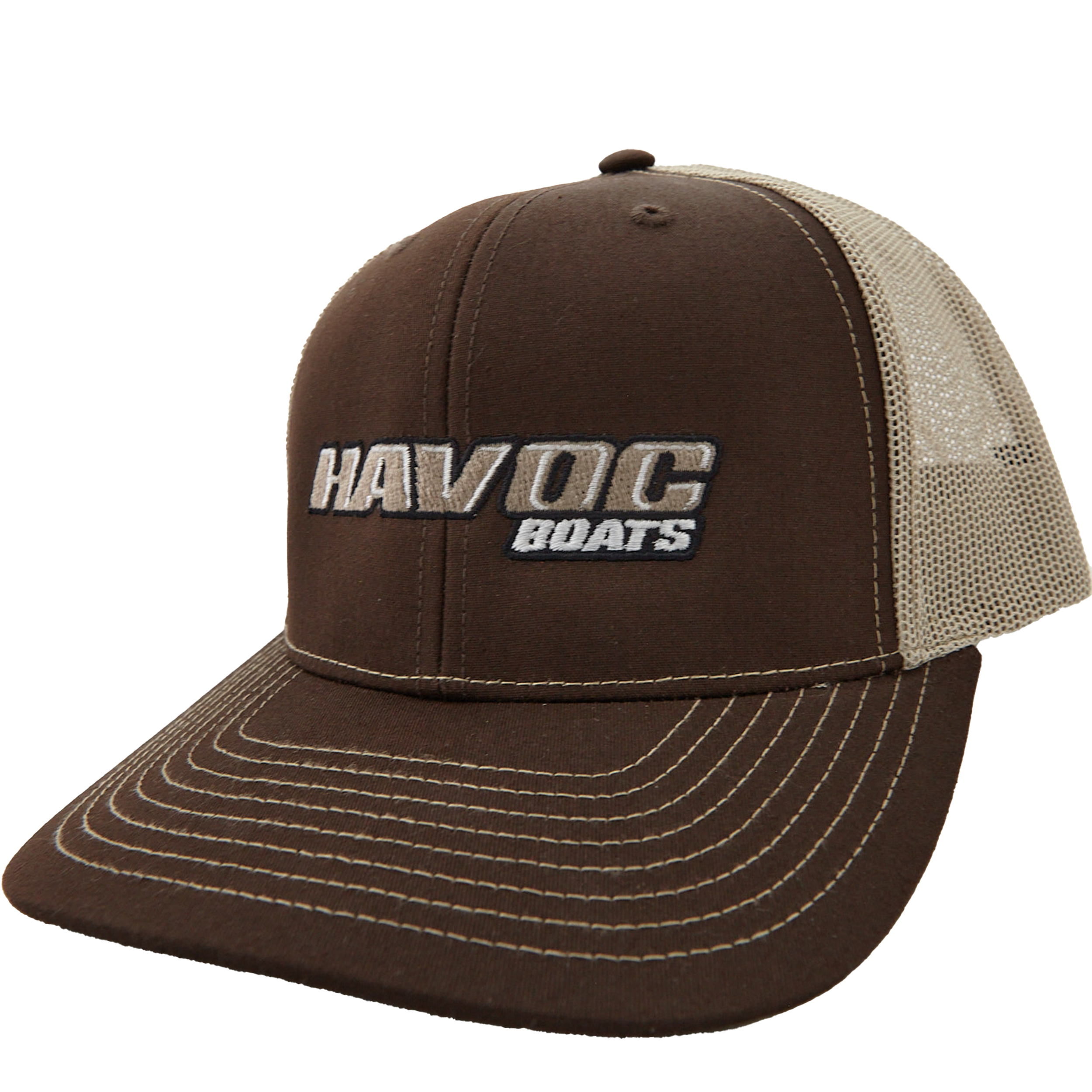 HAVOC Brown/Tan TRUCKER CAP
