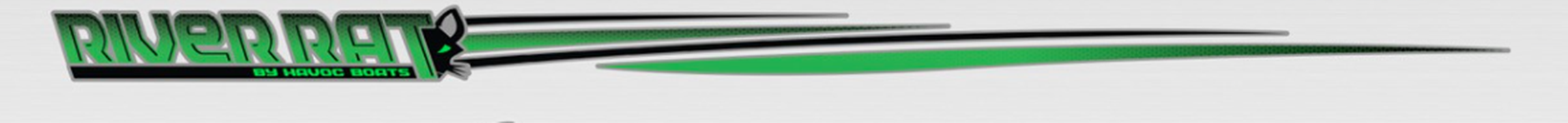 River Rat Logo Decal Set - 113"