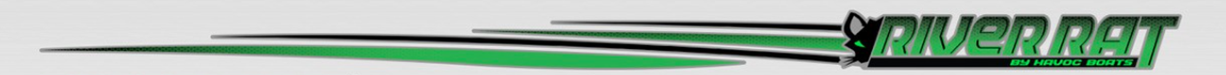 River Rat Logo Decal Set - 113"