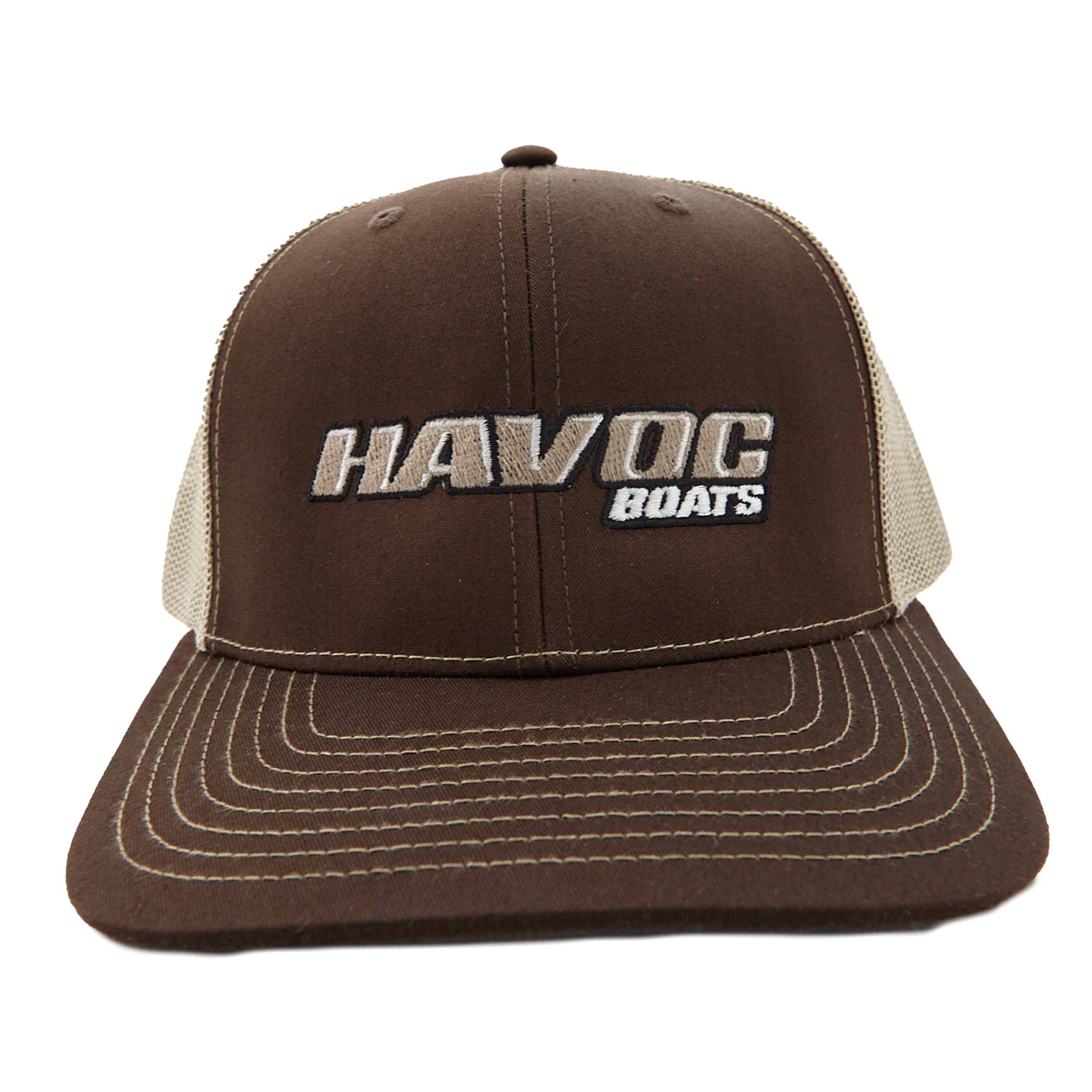 HAVOC Brown/Tan TRUCKER CAP