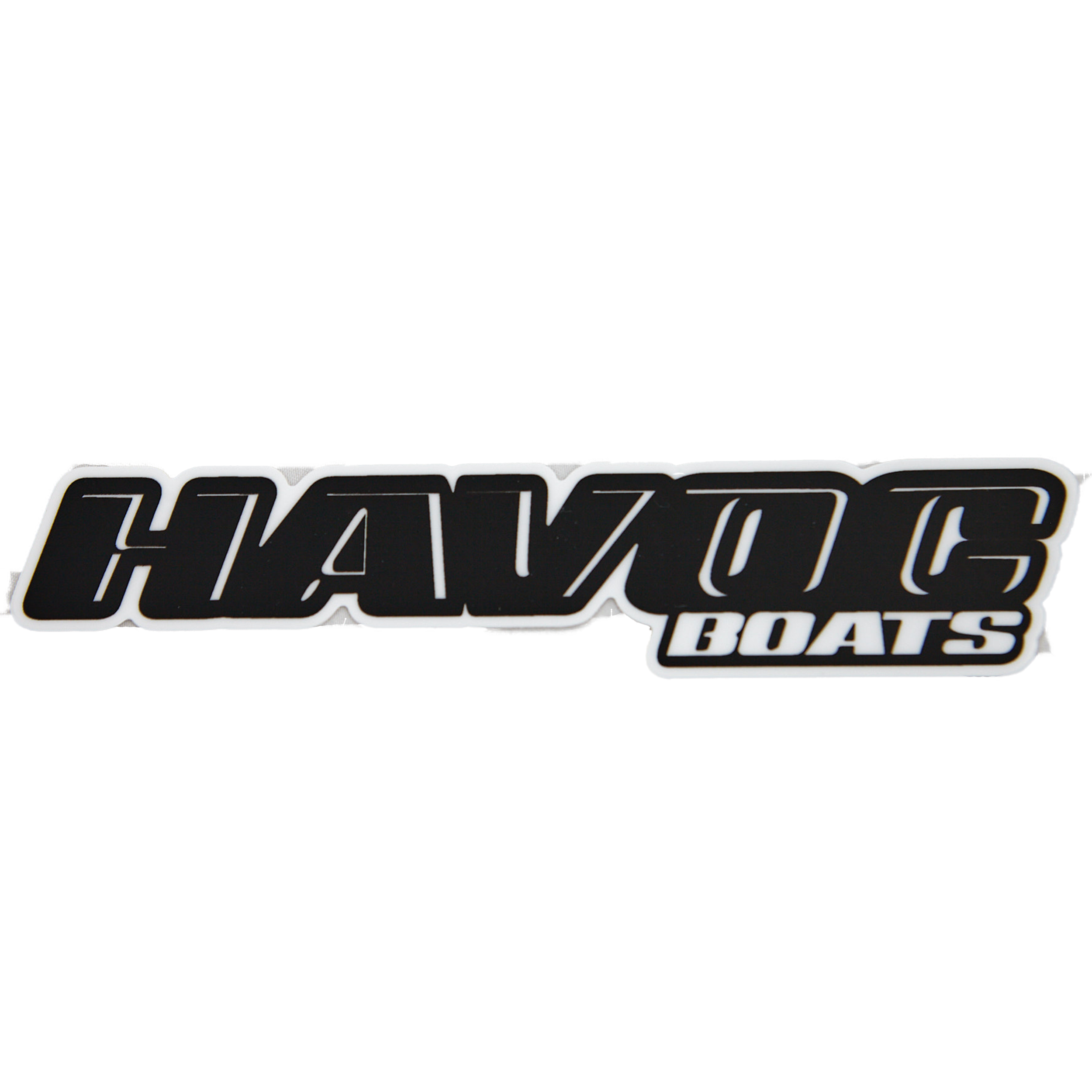 Large Havoc Logo Sticker 10" - Black