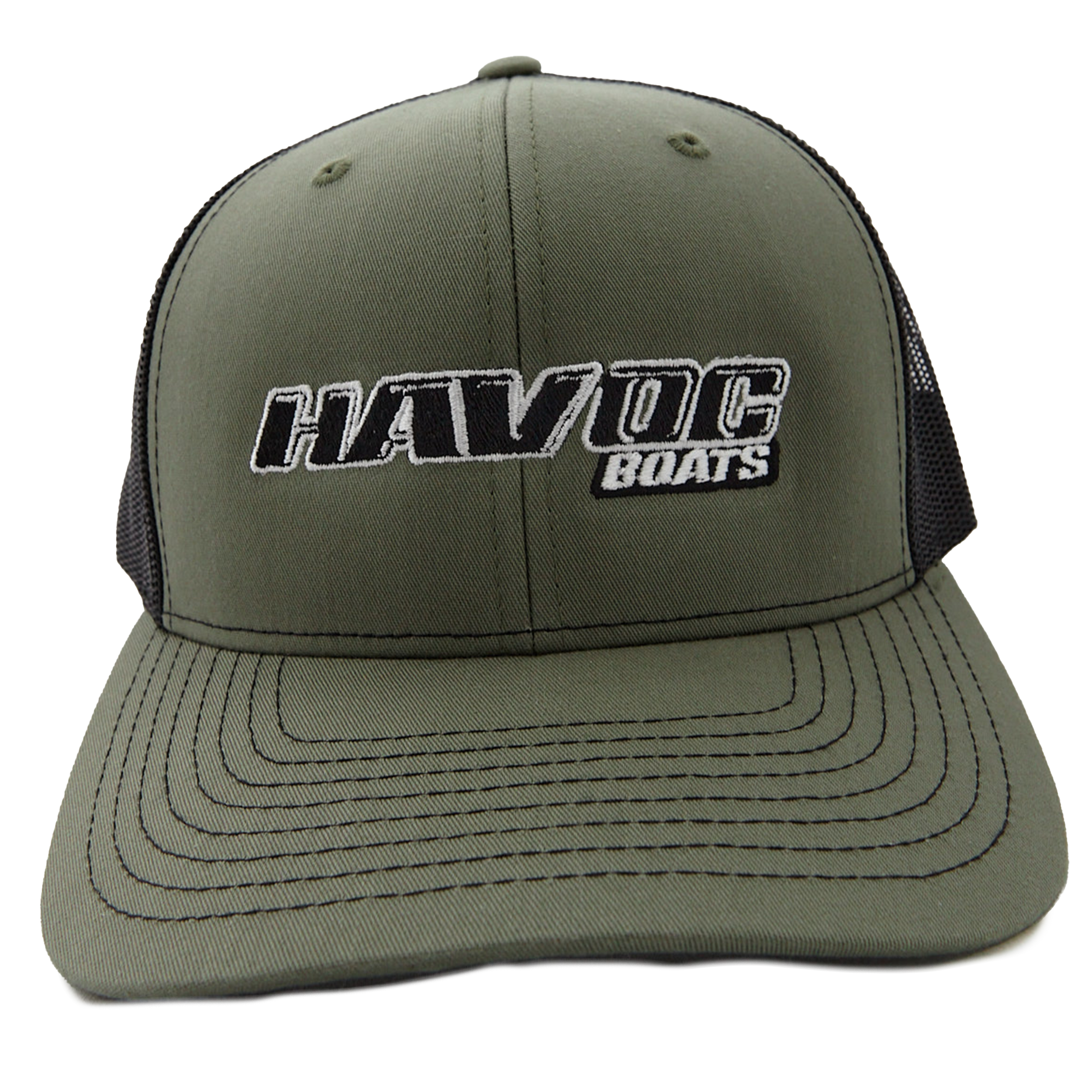 HAVOC OLIVE/BLACK TRUCKER CAP
