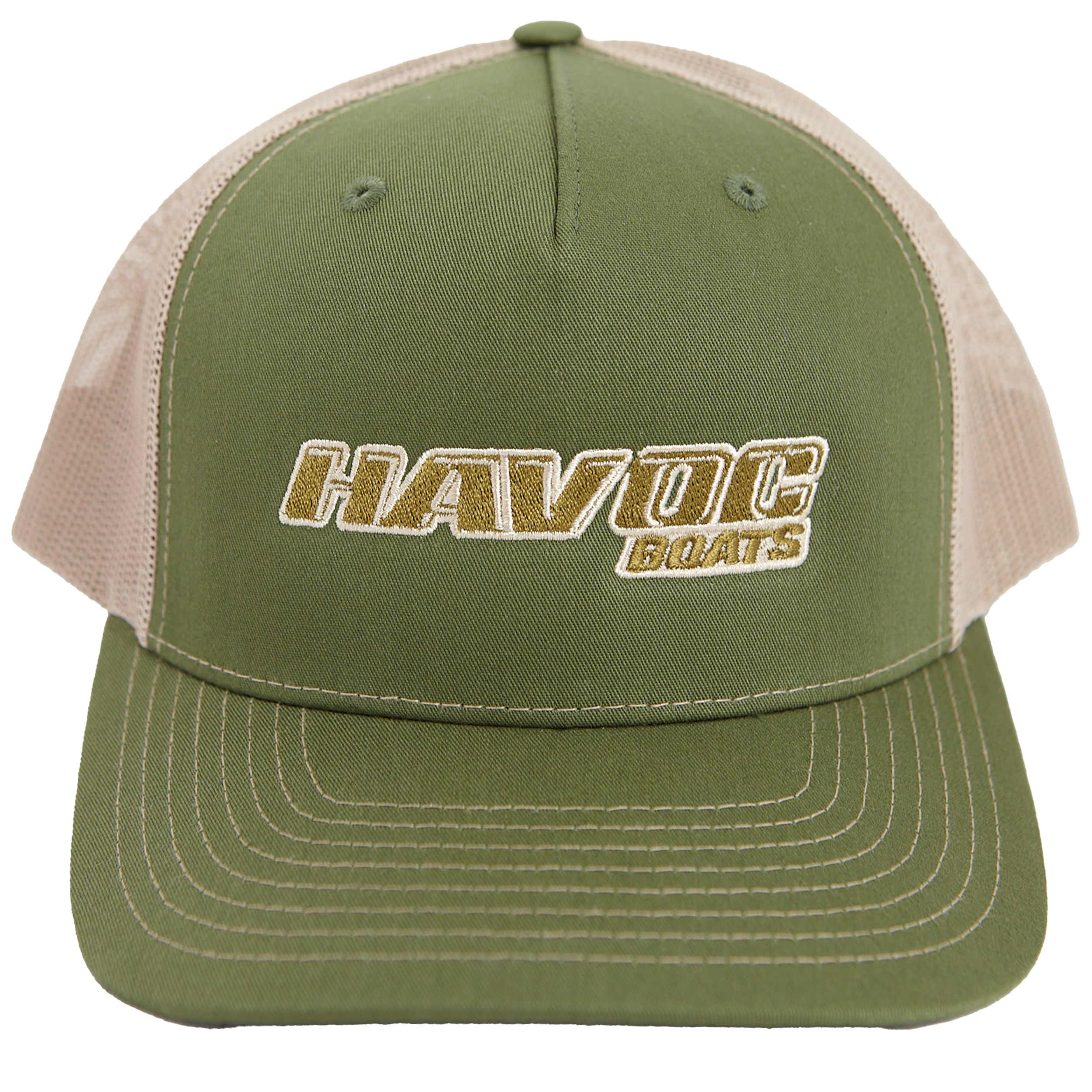 Havoc Green/Tan Trucker Cap