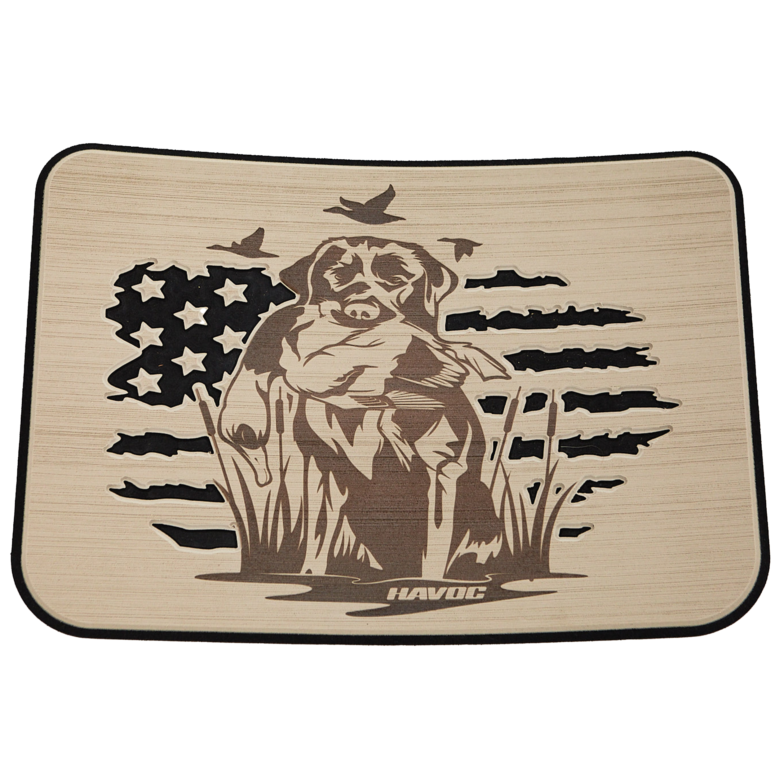 Yeti Cooler Pad - American Flag with Lab/Duck & Havoc logo (Multiple Colors)