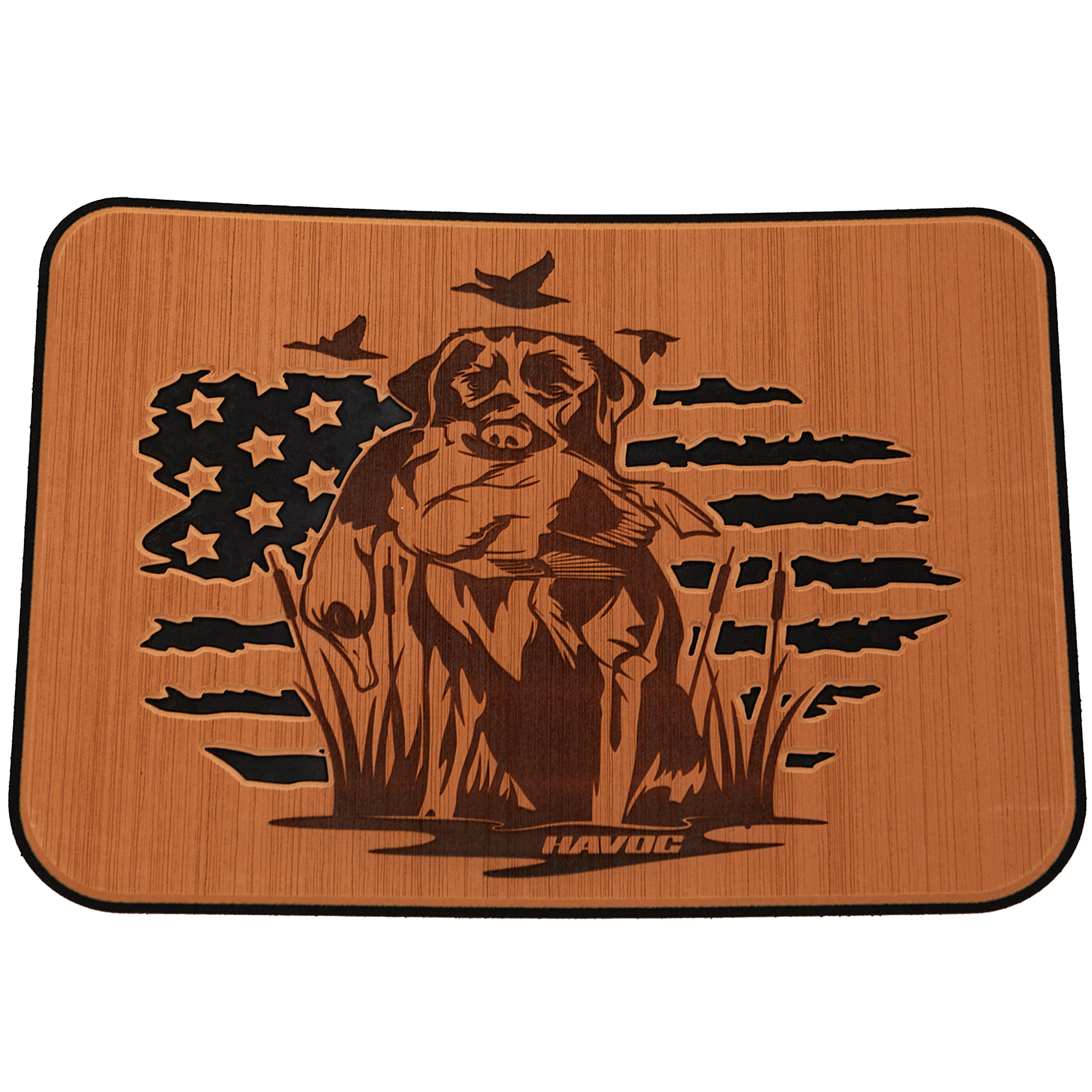 Yeti Cooler Pad -  American Flag with Lab/Duck & Havoc logo (Multiple Colors)