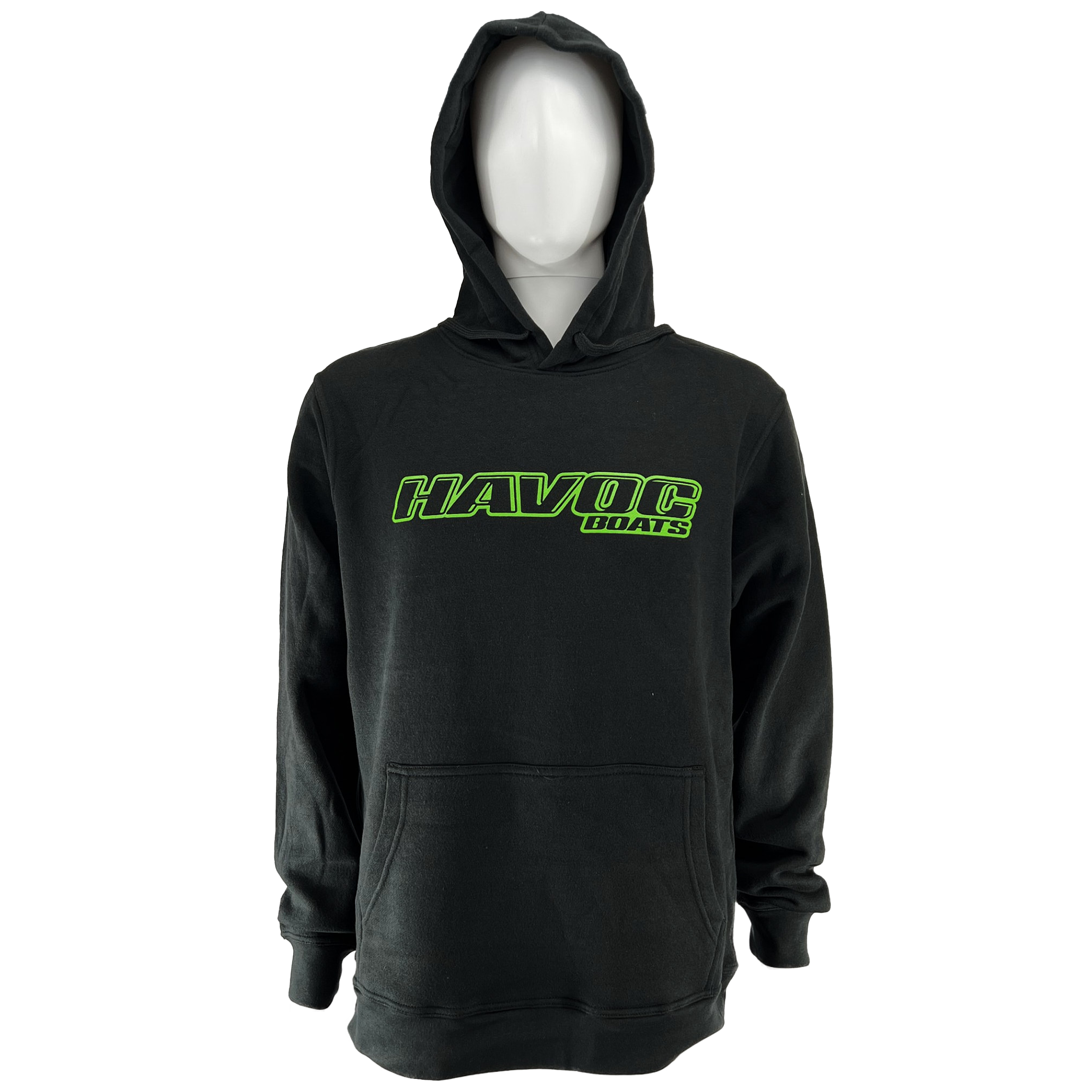 Havoc Logo Hoodie - Green Outline