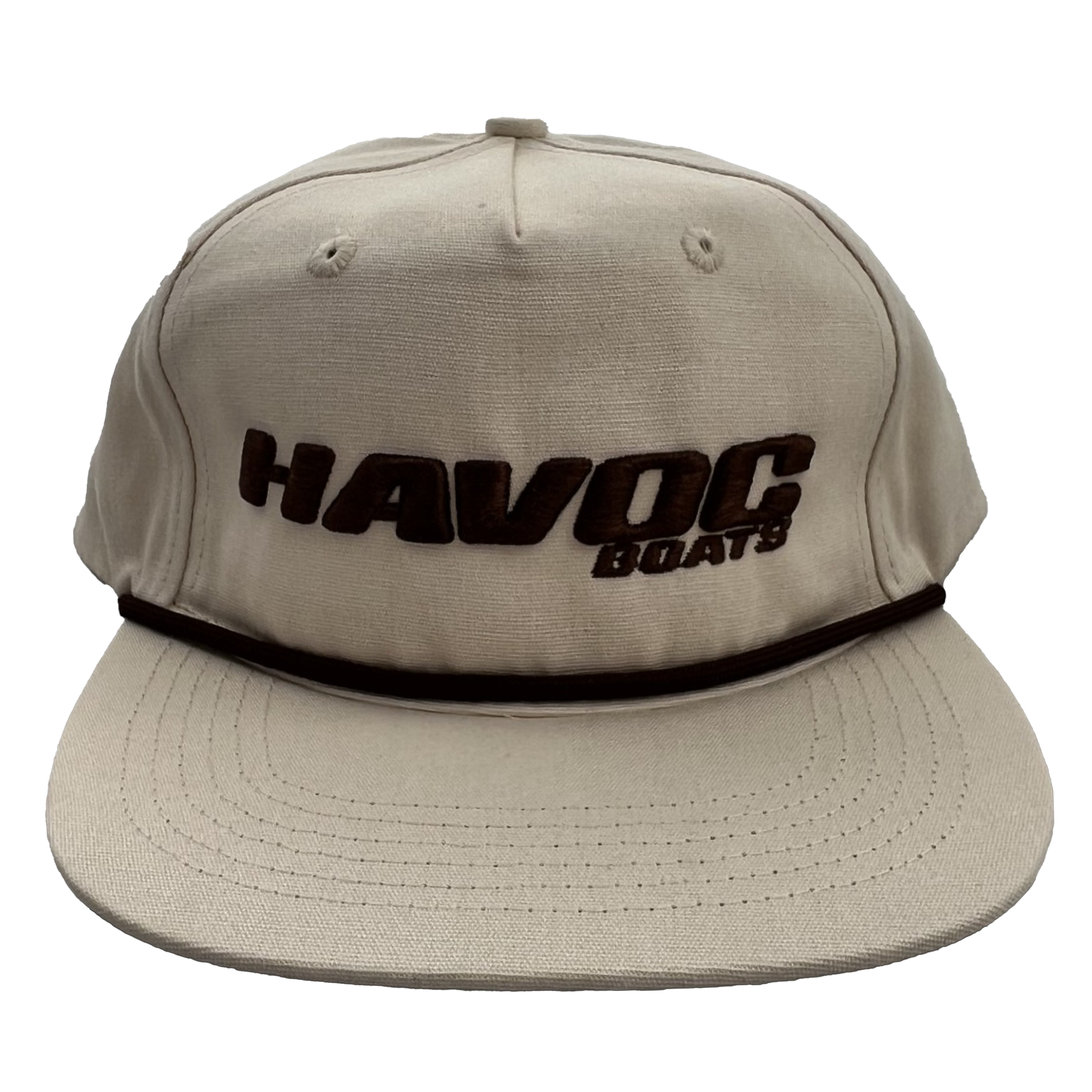 HAVOC Cream Goat Rope 3D Embroidery