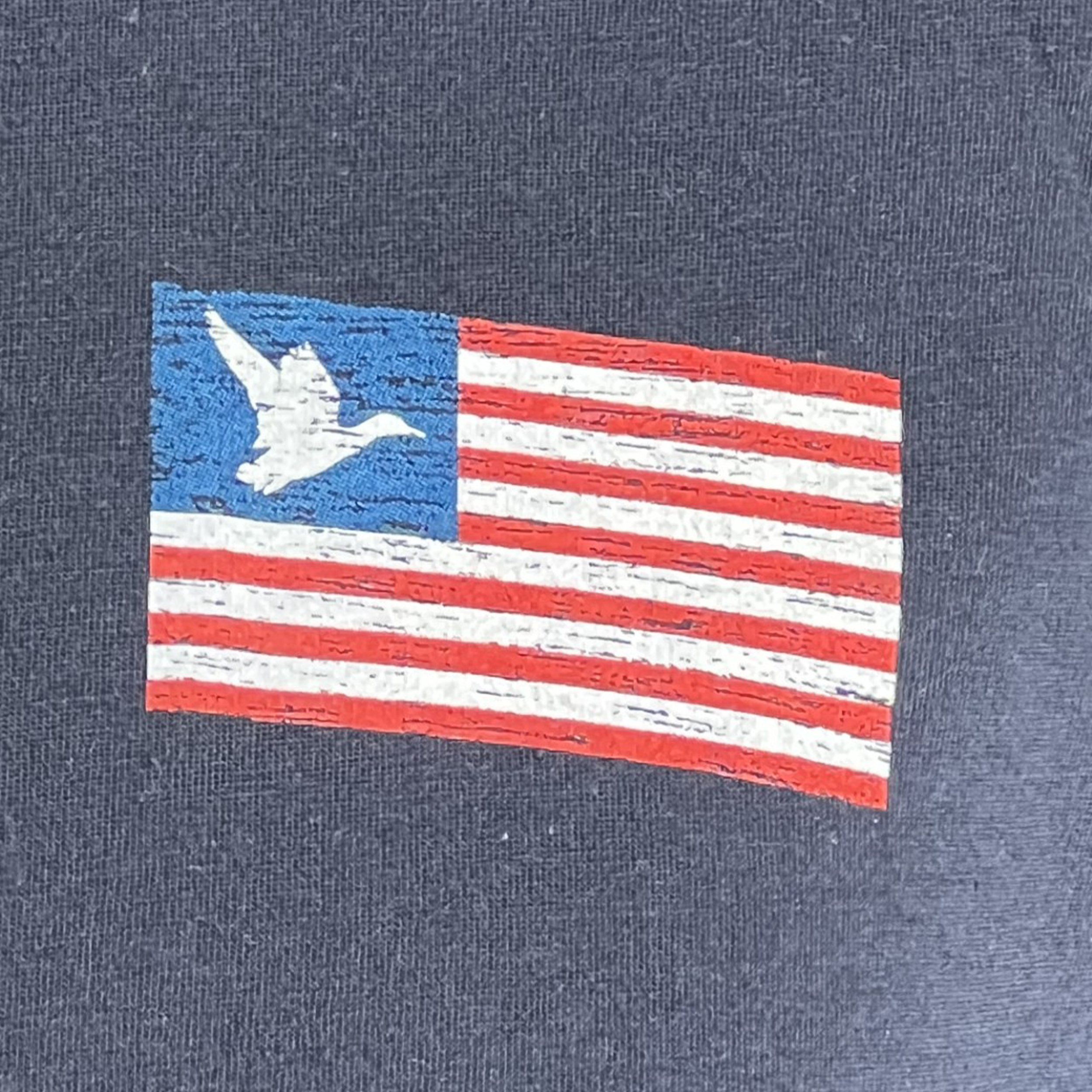 USA Duck Flag S/S - Navy