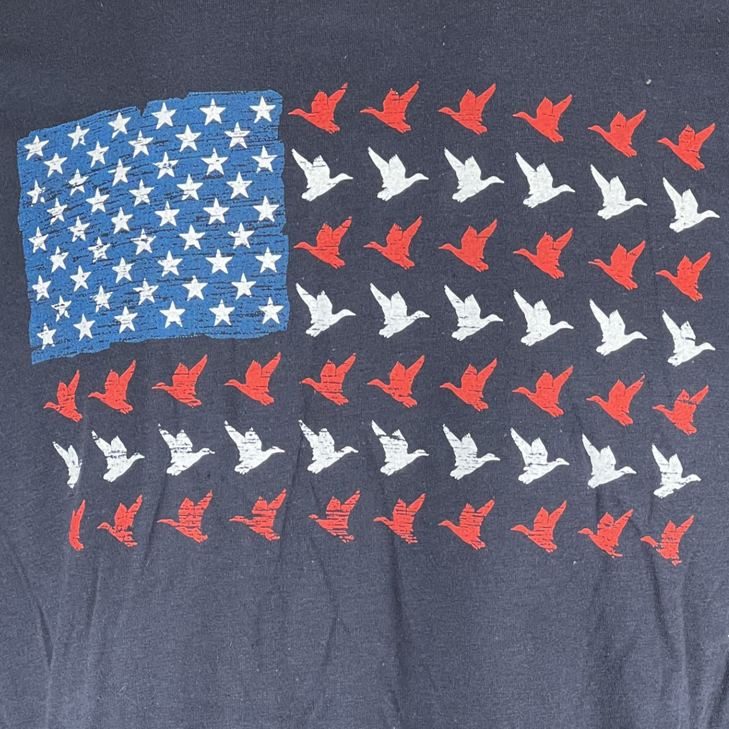 USA Duck Flag S/S - Navy