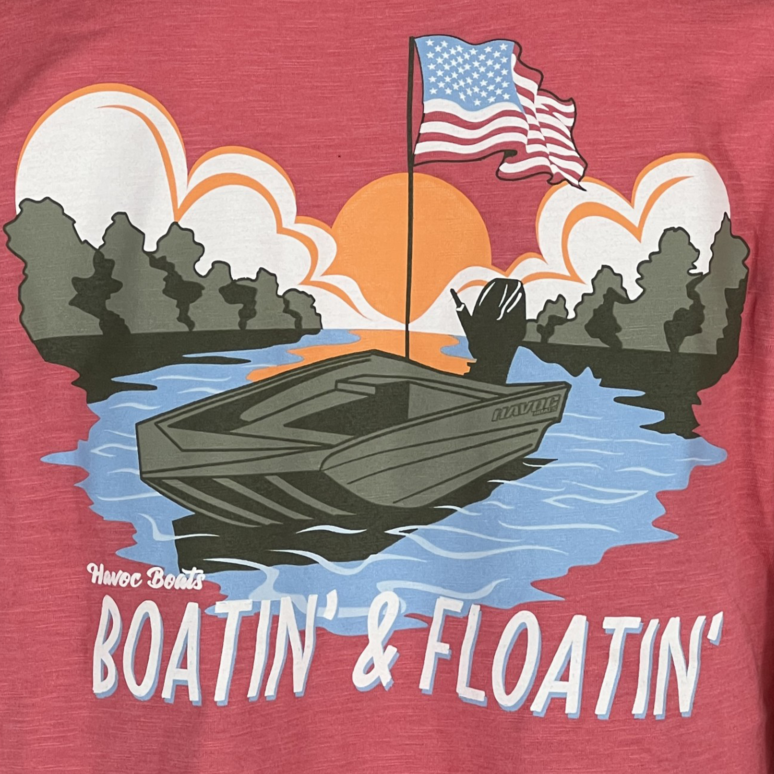 Women's Boatin' & Floatin' S/S - Rose