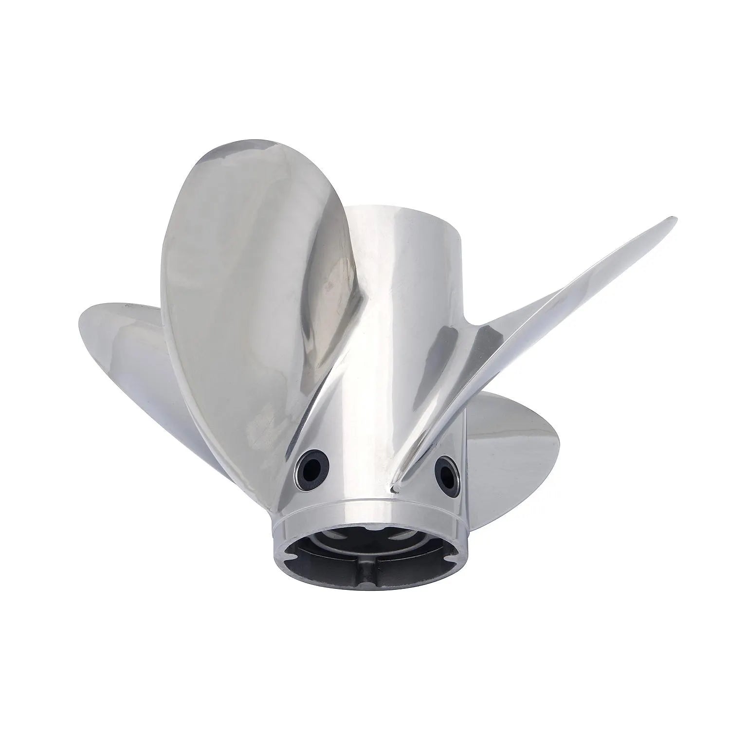Mercury Trophy Plus 4-Blade Stainless Steel Propeller, 13.8" Diameter x 23" Pitch, Right Hand Rotation