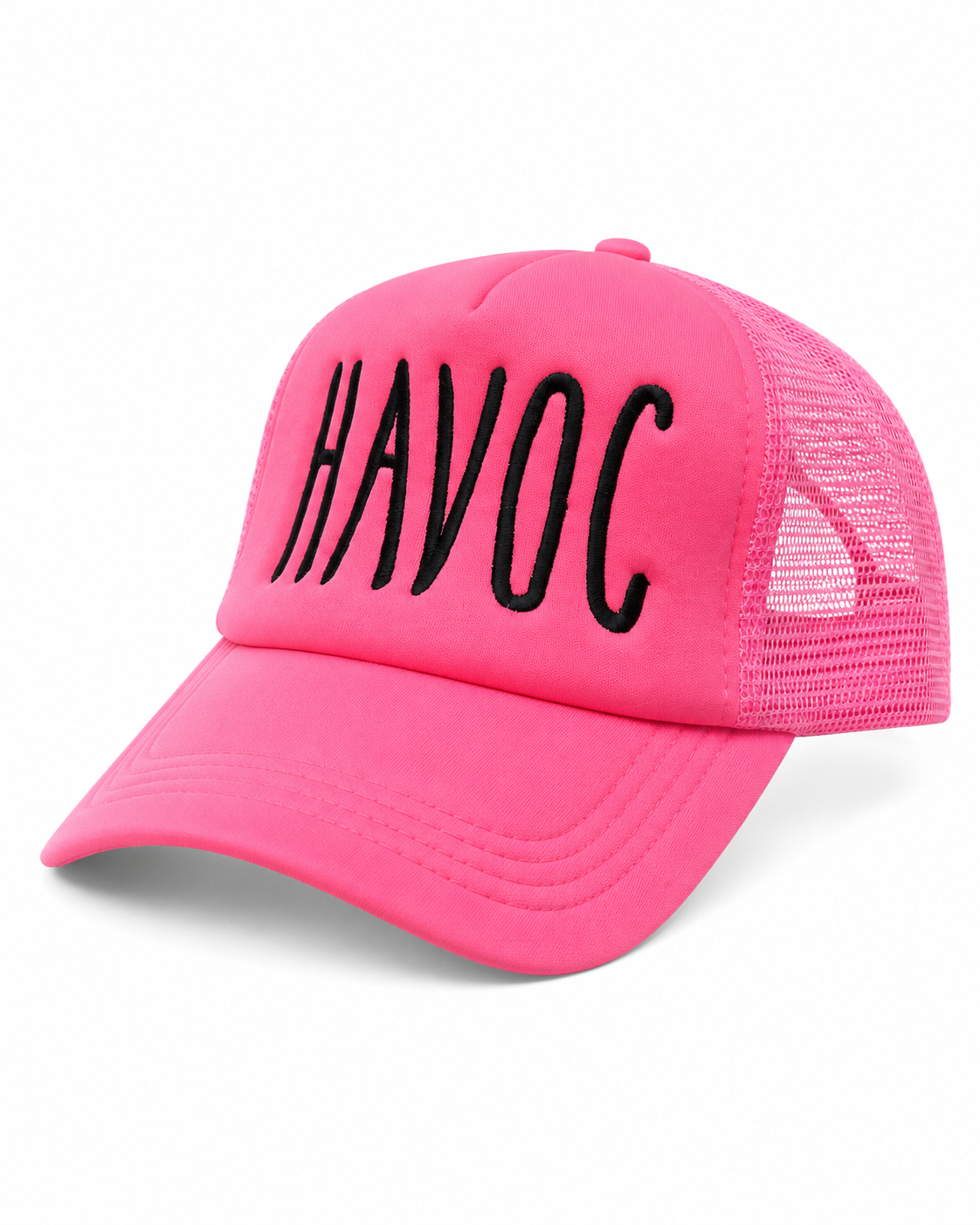 HAVOC Trucker Hat - Hot Pink
