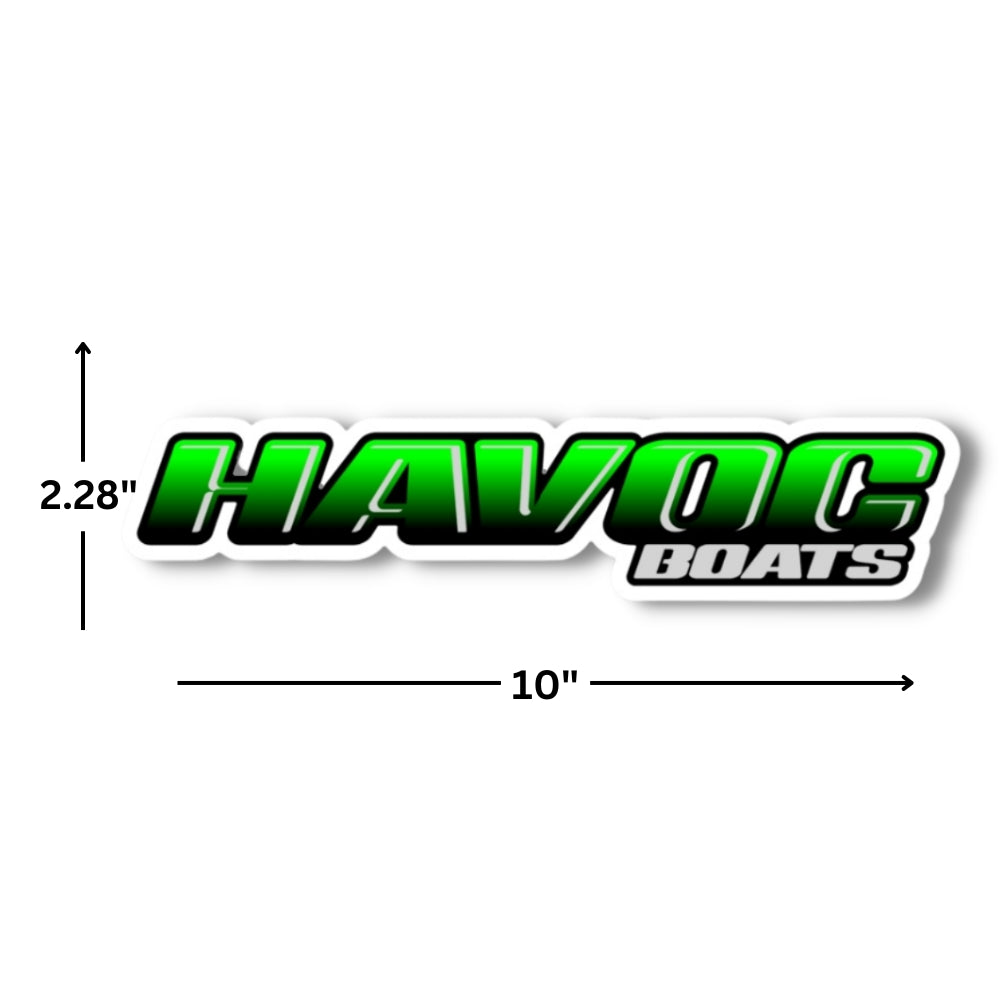 Large Havoc Logo Sticker - 10"