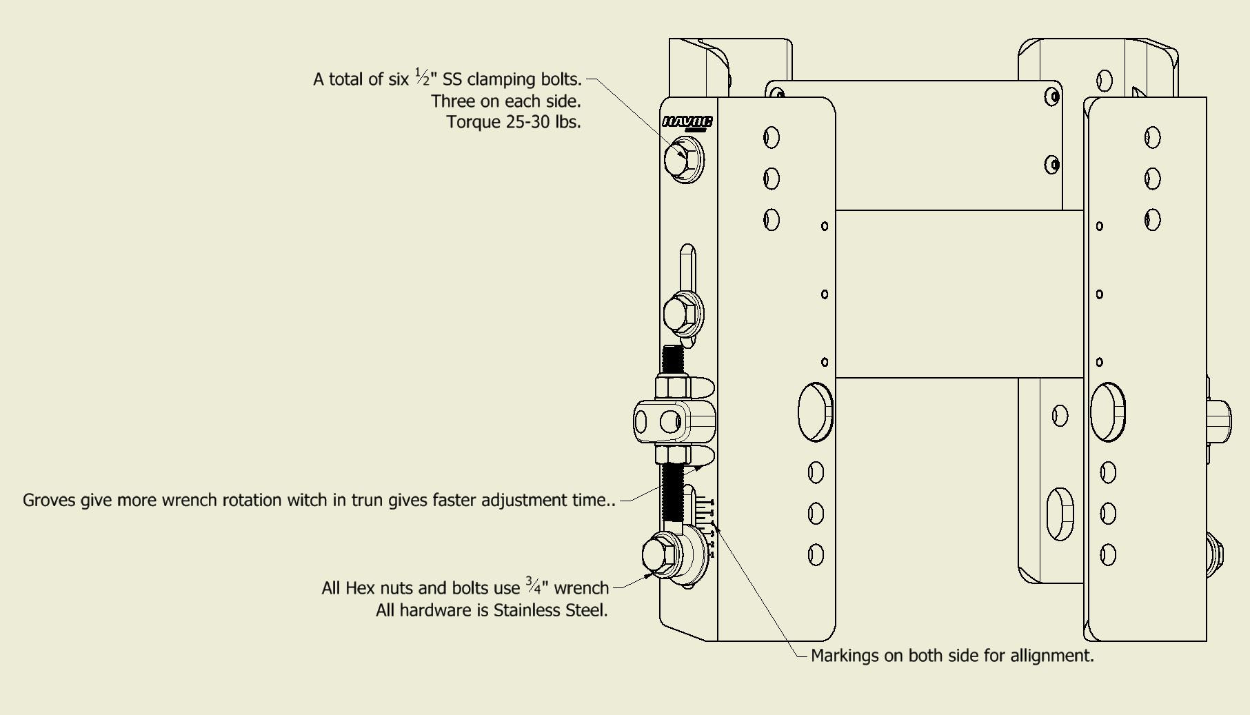 Havoc Adjustable Jack-Plate