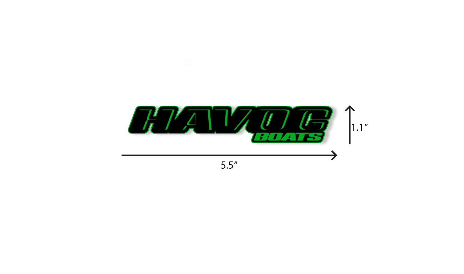 Havoc Blackout Sticker - 5.5"