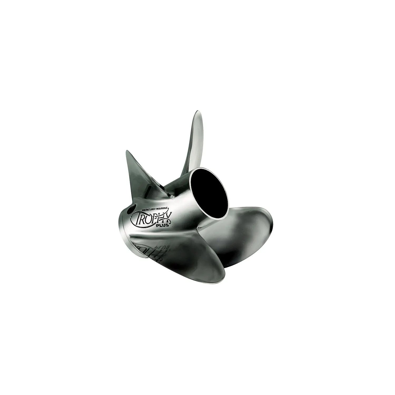 Mercury Trophy Plus 4-Blade Stainless Steel Propeller, 13.8" Diameter x 23" Pitch, Right Hand Rotation