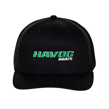 HAVOC Black/Black TRUCKER CAP