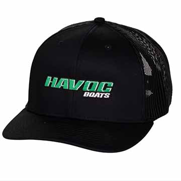 HAVOC Black/Black TRUCKER CAP
