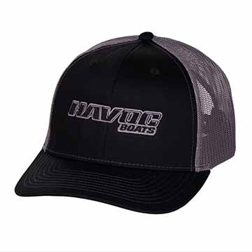 HAVOC Black/Gray TRUCKER CAP