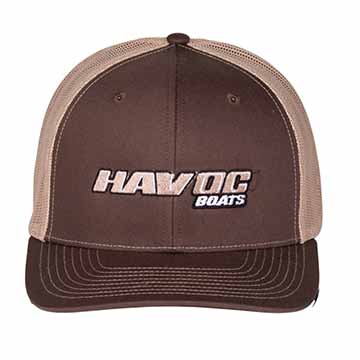 HAVOC Brown/Tan TRUCKER CAP