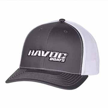 Havoc Gray/White Trucker Cap