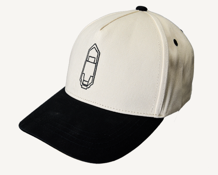 HAVOC Boat TRUCKER CAP - Cream / Black