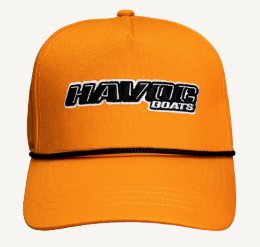 Youth HAVOC Boat Goat Rope Cap - Orange / Black