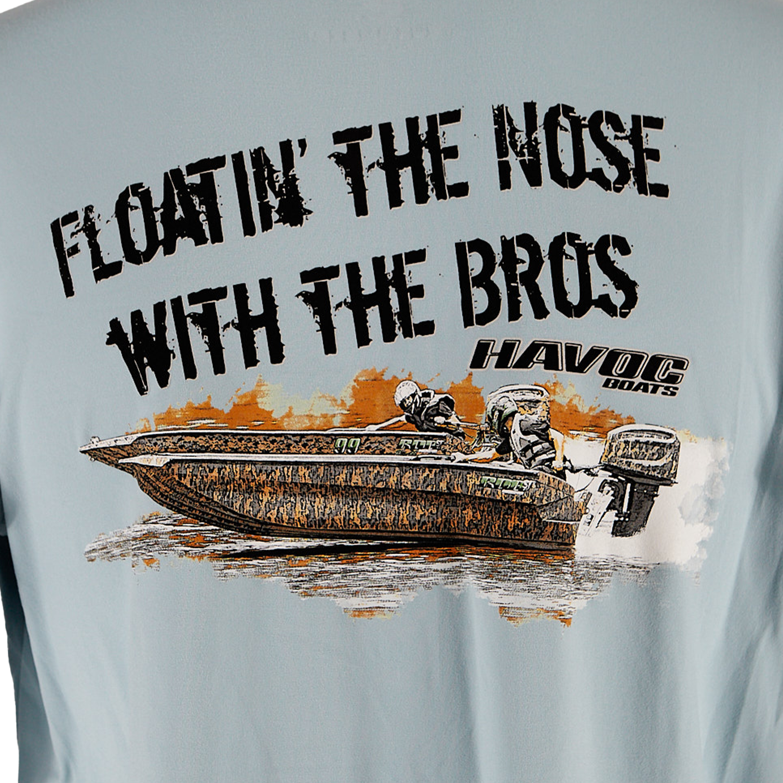 Floatin' The Nose S/S - Light Blue