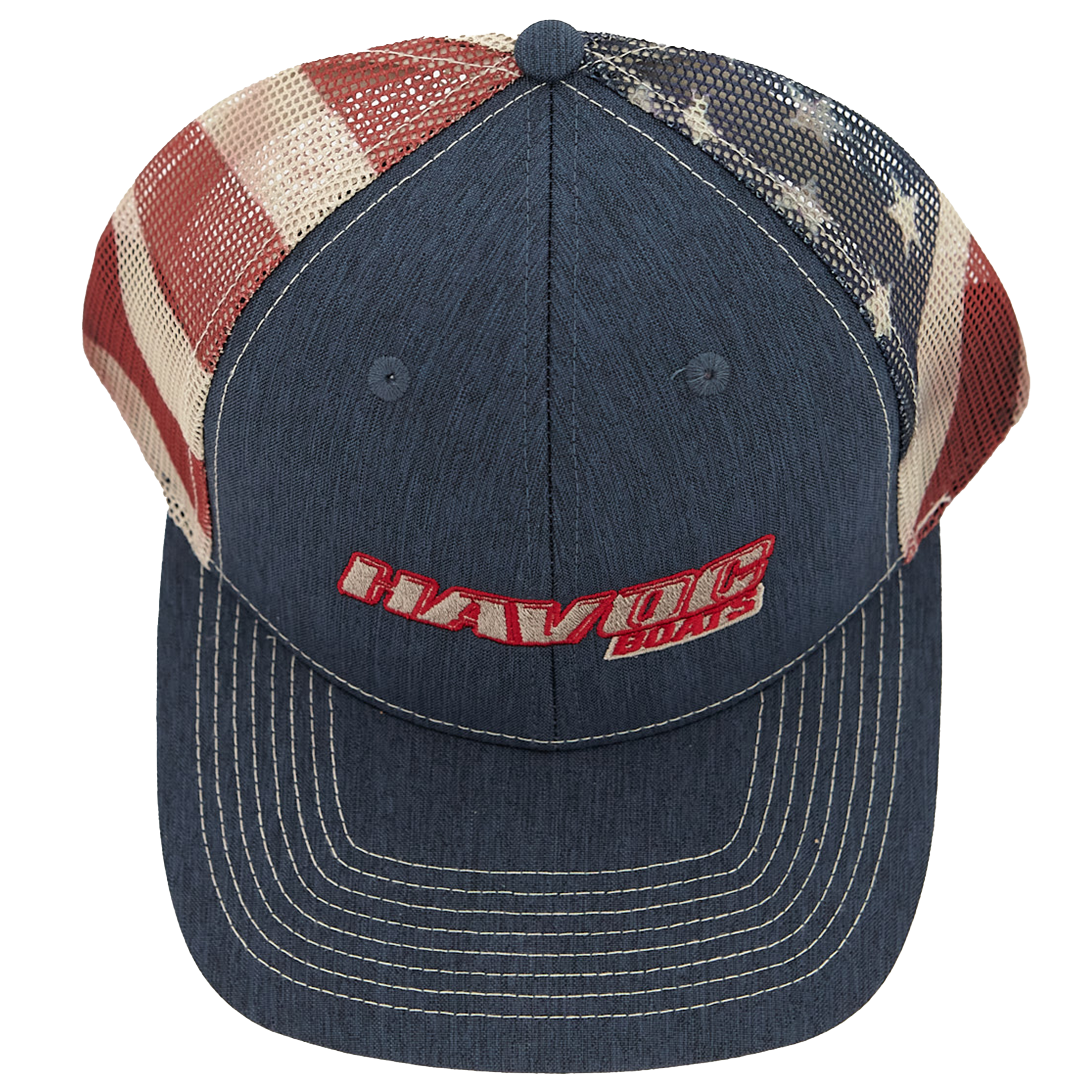 HAVOC American Flag TRUCKER CAP