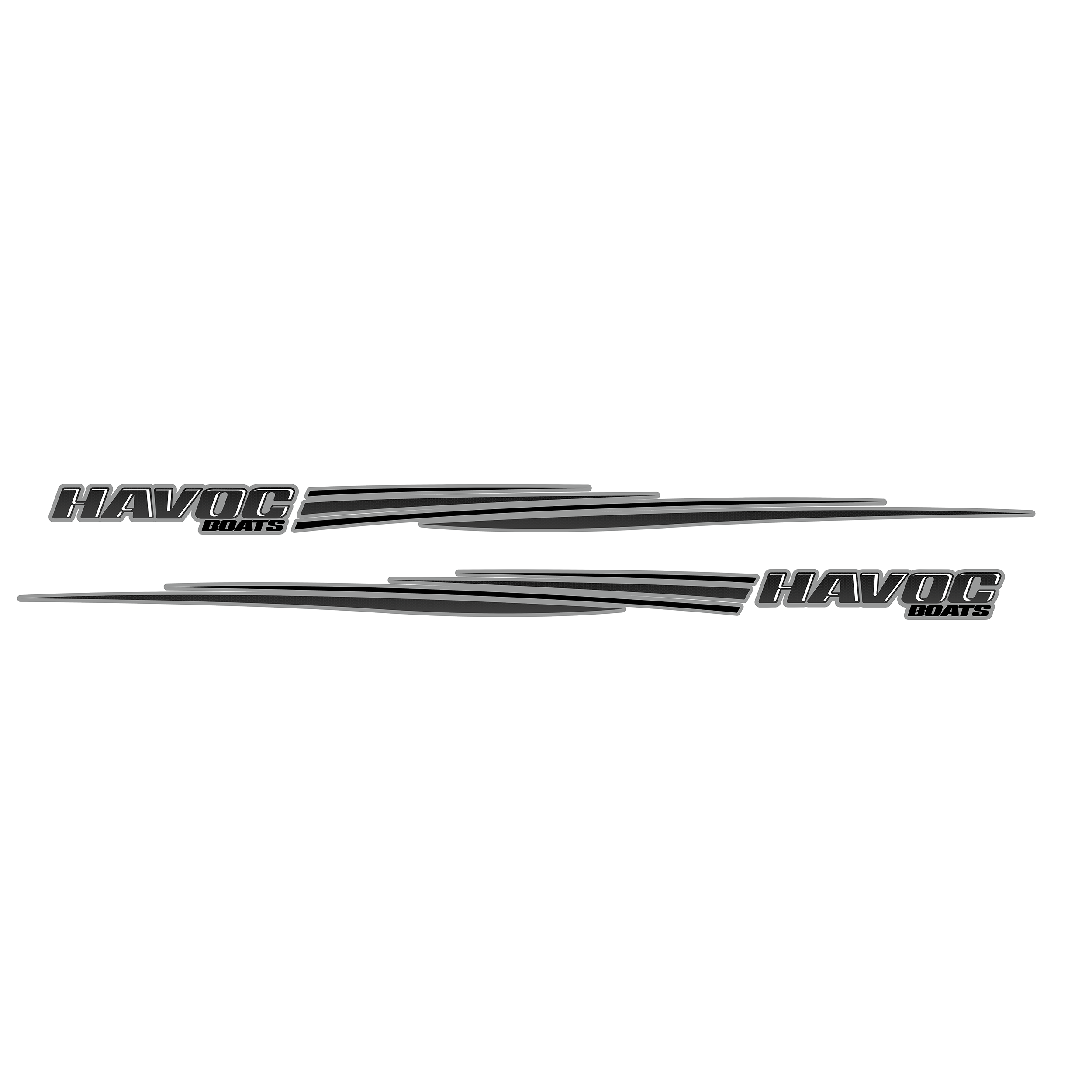 Havoc Logo Decal Set - 113" (Black)