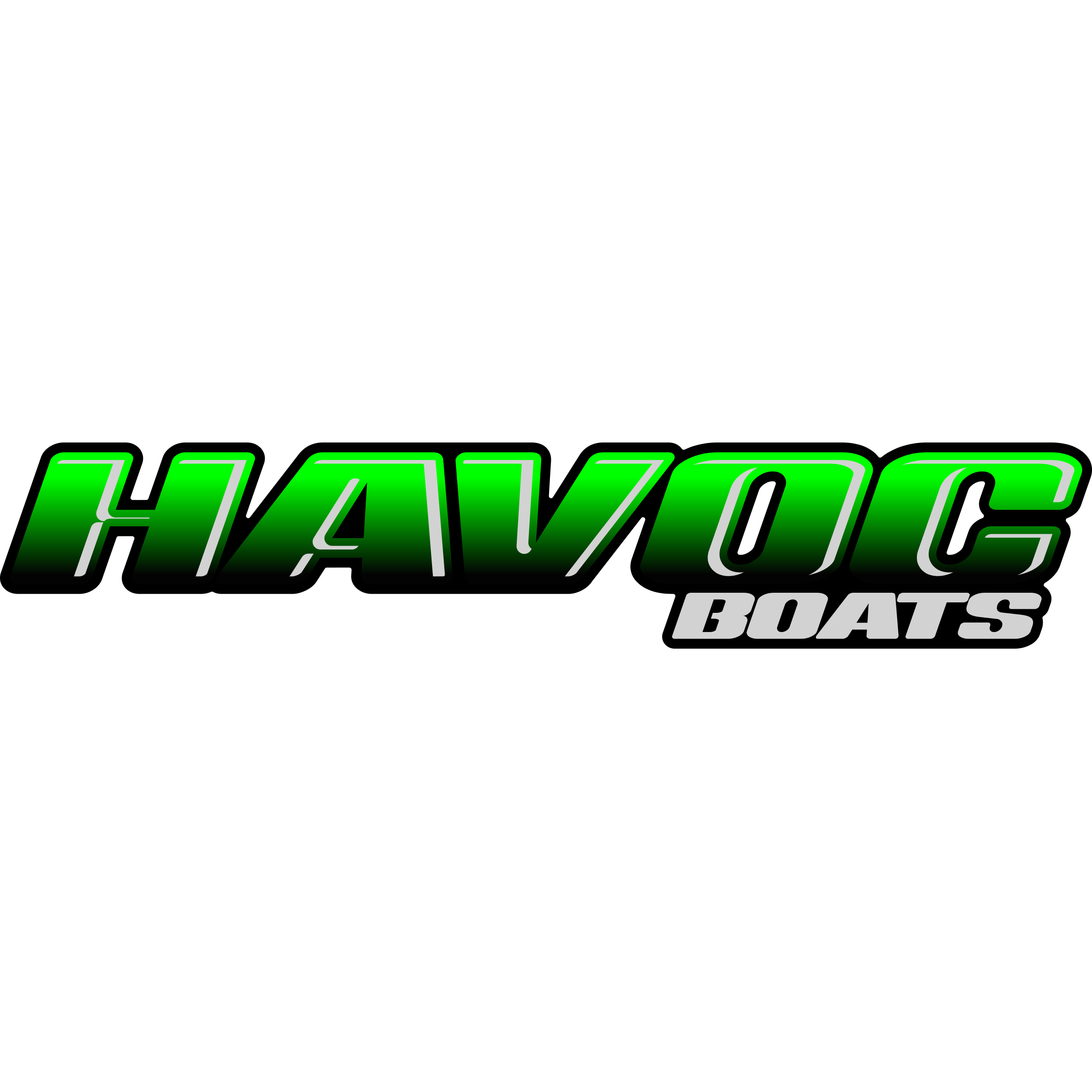 Havoc Lettering Havoc Boats Decal SET